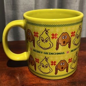 LARGE Dr Seuss Merry Grinchmas Mug Grinch & Dog 2015